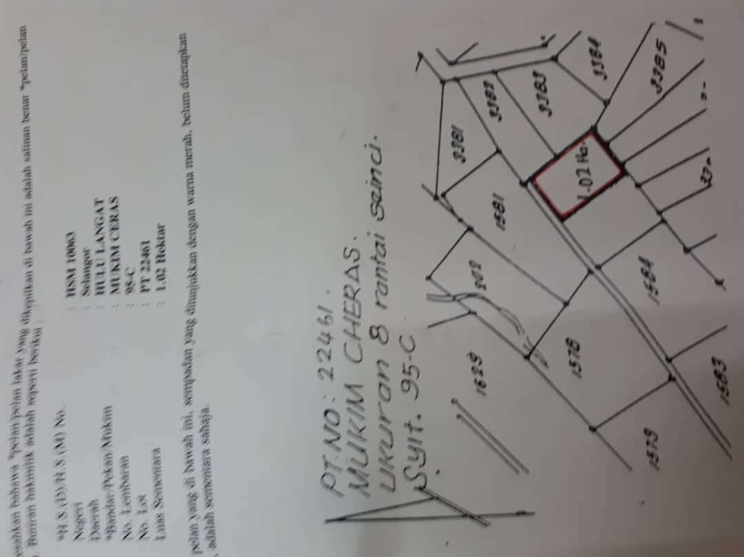 Tanah Sungai Sekamat Hulu Langat