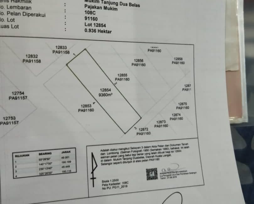Agen / Ejen Hartanah Berdaftar di Dusun Tekali