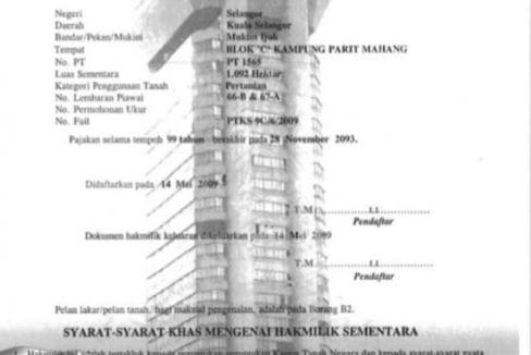 Kampung Parit Mahang Ijok Kuala Selangor