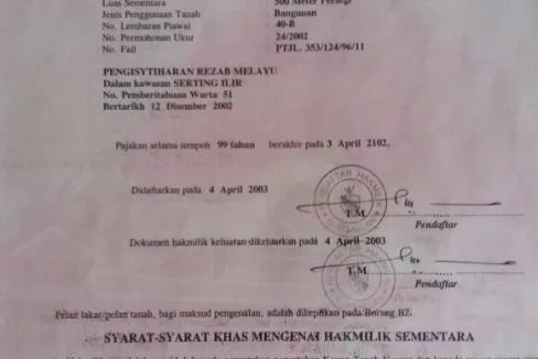 Tanah Mahsan Bahau