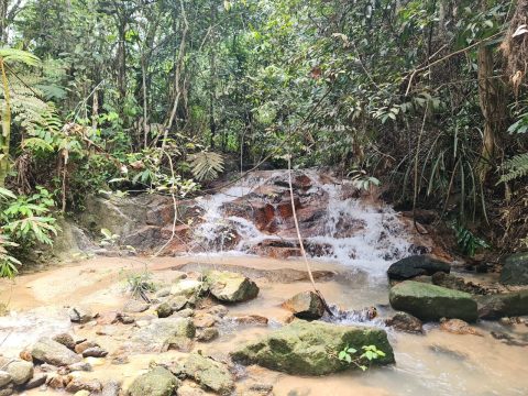 Tanah air terjun  Semungkis