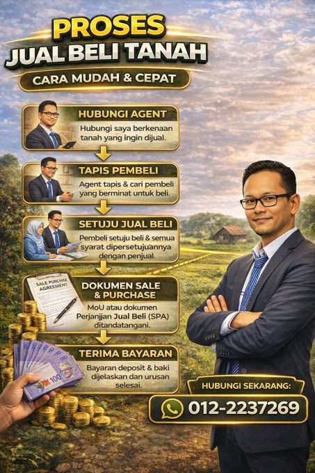 Tanah Kampung Raja Pagoh Muar