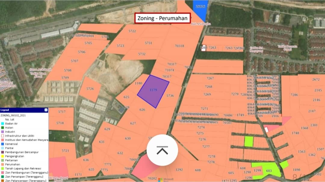 Tanah Tepi Jalan Santalia Nilai