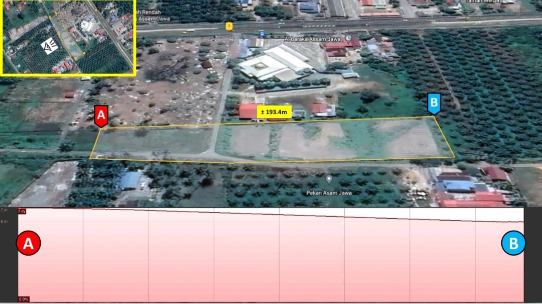 Tanah di Pekan Assam Jawa Kuala Selangor