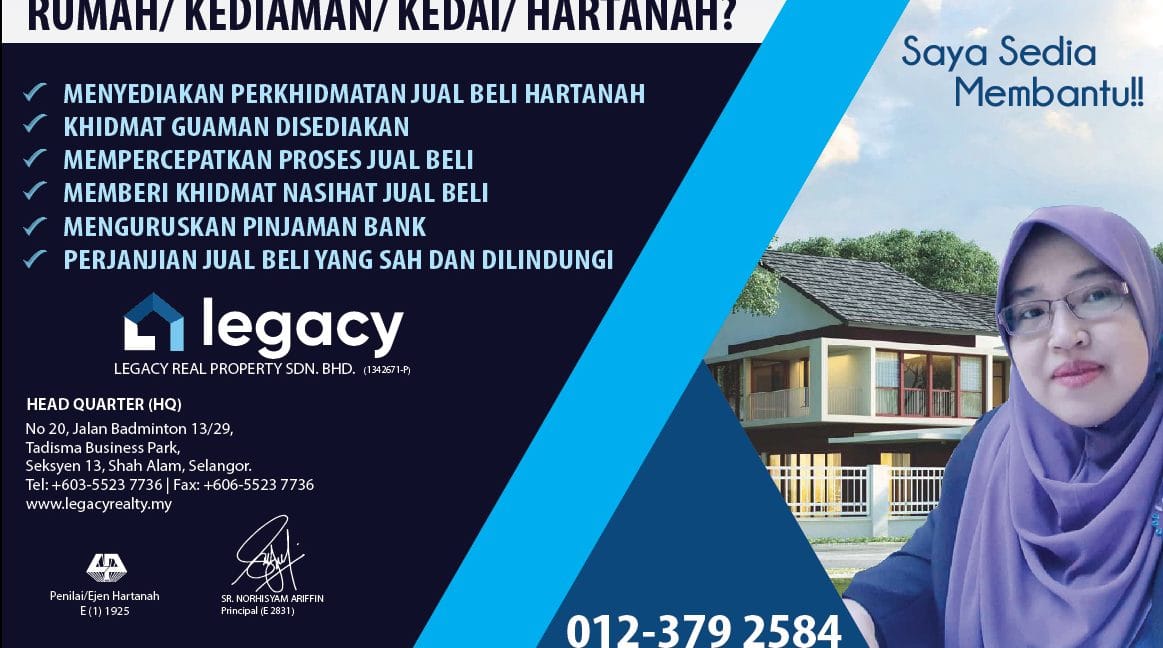 Ejen Hartanah Berdaftar di Wangsa Melawati