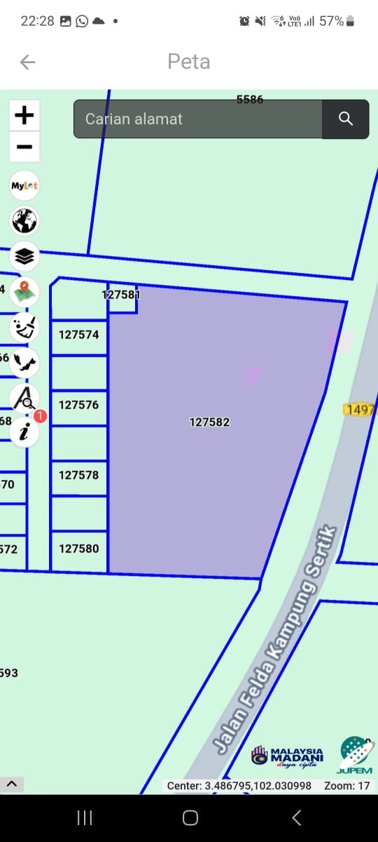 Development Land Sertik Sabai Bentong Pahang