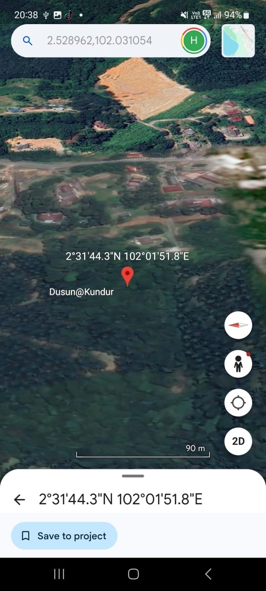 Tanah Dusun Kundur Rembau Negeri Sembilan